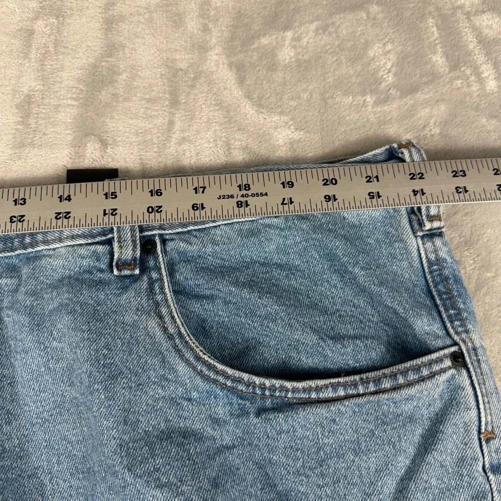 Empyre Denim Shorts Men 44 Blue Baggy Skater Y2K Streetwear Wide Leg Jorts